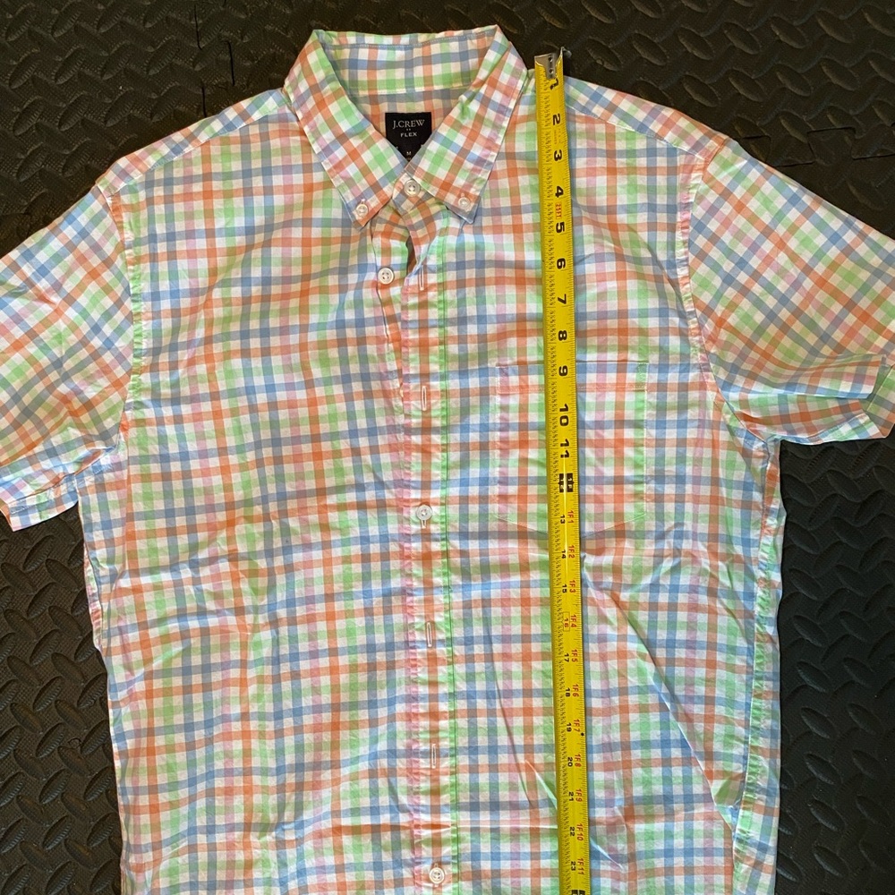 JCrew short sleeve collared button down
